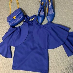 top shirts with shoes and bag